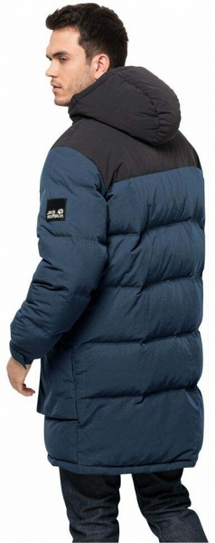 Пуховик Jack Wolfskin ALEX LONG DOWN JKT M 1207251_1383 р.S синій