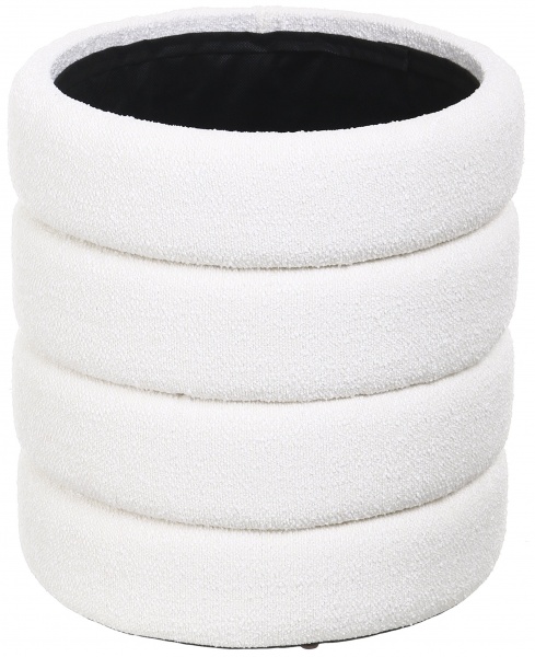 Скриня-пуф з системою зберігання білий Hive S 33.5х33.5х38.5 см 