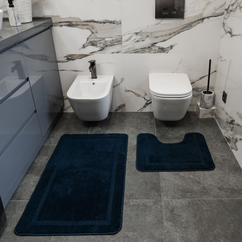 Набор ковриков Dariana STANDARD 57x100+57x50 темно-синий