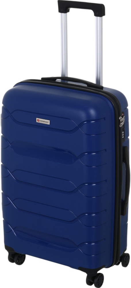 Валіза Compass №XY007 M 59 л синій 60x41x24 см