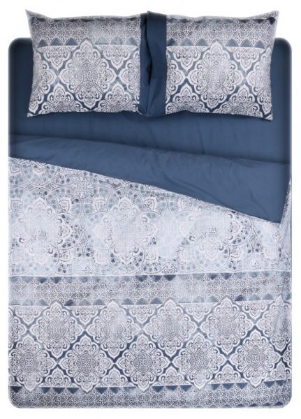 Комплект постельного белья Alain семейный синий Guy Laroche Paris 