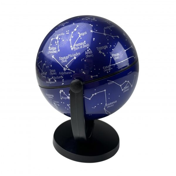 Глобус Созвездие 2D 10,6 см синий
