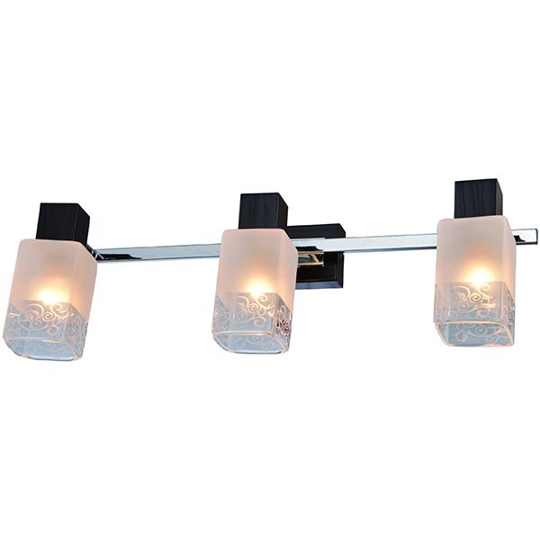 Спот Victoria Lighting 3x40 Вт E14 хром/венге MARS/PL3 