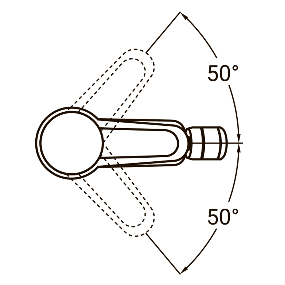 Смеситель для биде Aquatica HK 35мм на гайке (9732500)