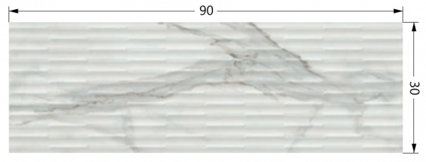 Плитка Cifre Caesar Blink White Brillo 30x90 