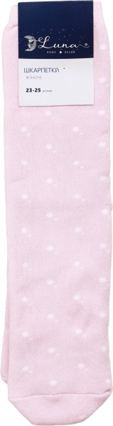 Шкарпетки жіночі Luna Рожеві з білим р.23-25 рожевий з білим 1 шт.