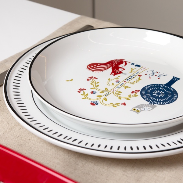 Тарілка супова Лісова пісня 21.5 см MVM