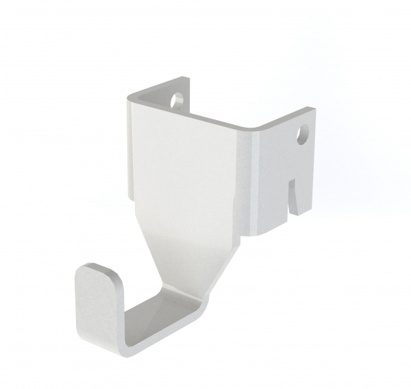 Крючок металлический Kolchuga белый