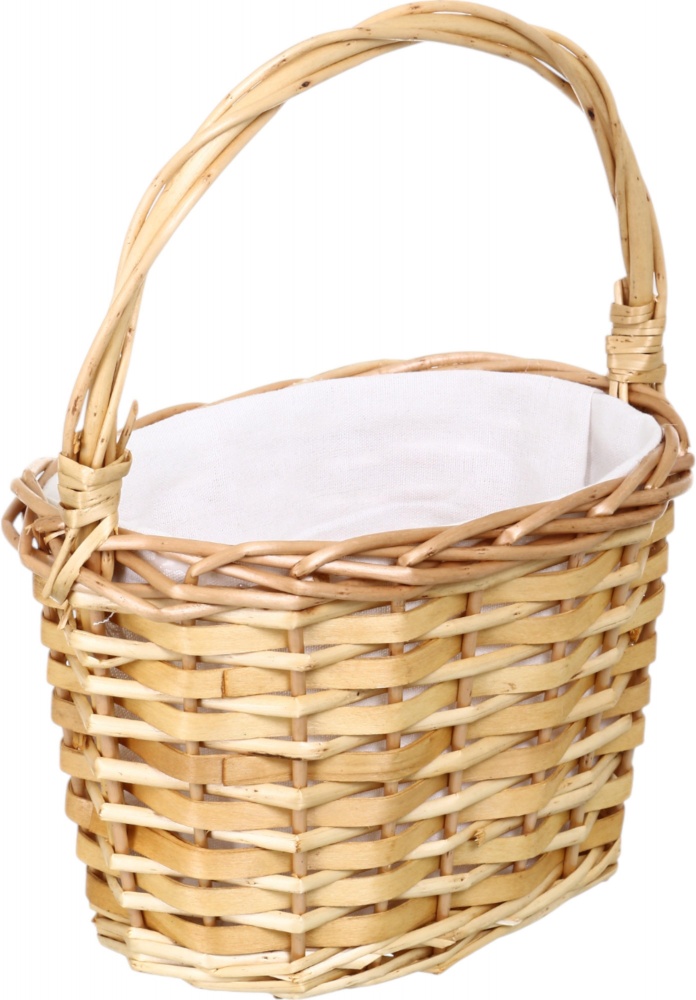 Кошик плетений з текстилем 23х15х16/30 см RL24-55T-3