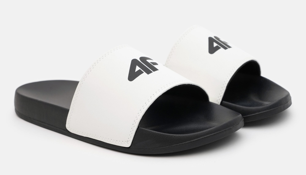 Шльопанці 4F SLIDES F010 4FRMM00FSLIF010-10S р.39 білий