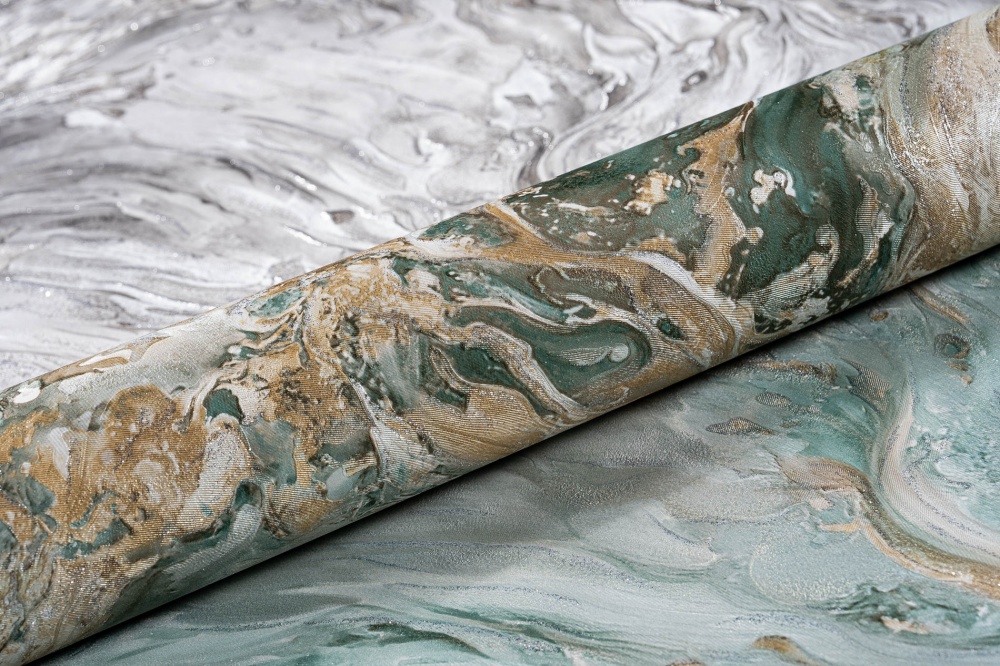 Обои виниловые на флизелиновой основе Славянские обои Elegance collection Океан 2395-04 1,06x10,05 м