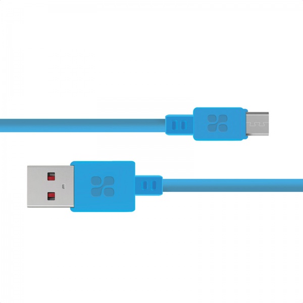 Кабель Promate MicroCord-2 USB-microUSB 2А 2 м синій (microcord-2.blue) 
