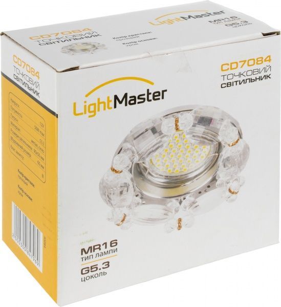 Светильник точечный LightMaster GU5.3 хром CD7084 