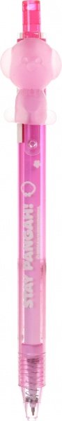 Ручка гелевая Умполумп розовая 