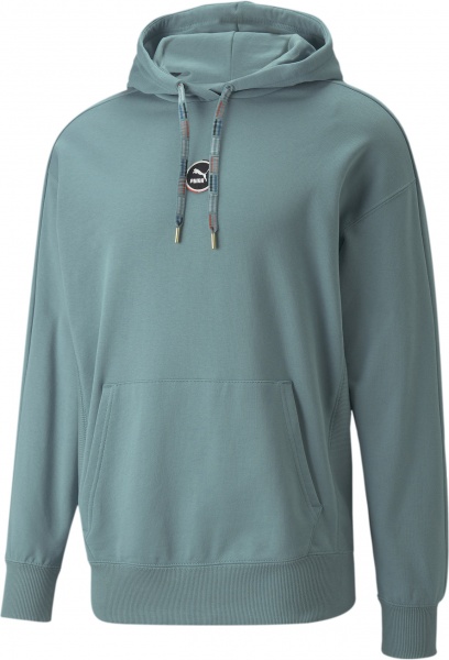 Джемпер Puma T7 GO FOR Hoodie TR 53417550 р. 2XL бирюзовый