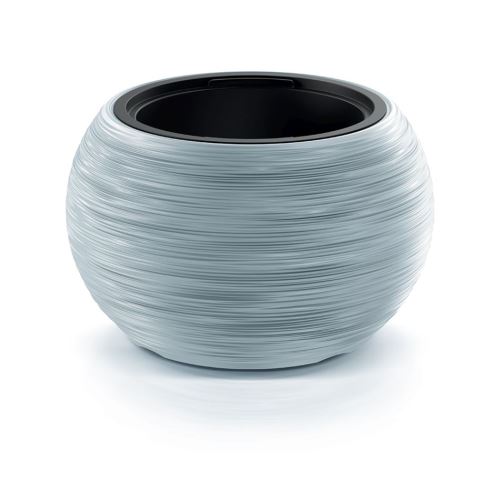 Горшок Prosperplast для цветов Furu Bowl 400 мм с вкладышем, светло-серый круглый 8 л (73093-443) 