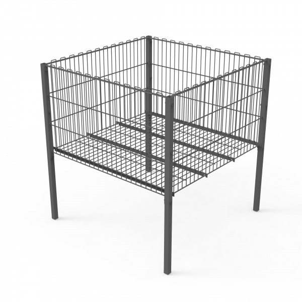 Сітка торгівельна 600х600 7024 Темно-сіра 