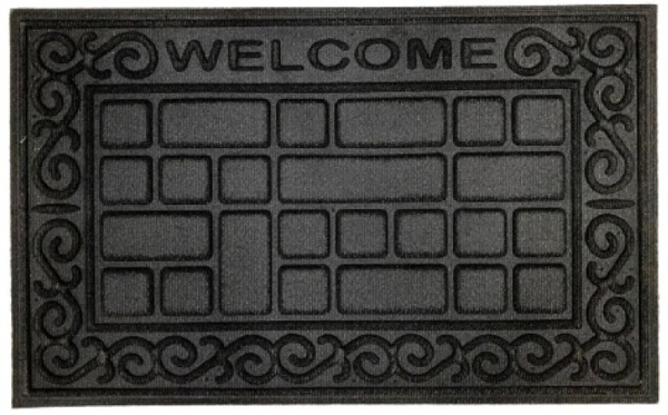 Килимок ARTIMAT К-702 чорний 45х75 см