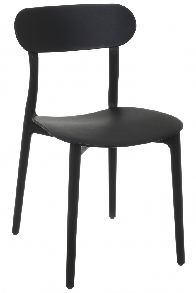 Стул Центр Меблів пластиковый Бама 52х43х79 см / черный