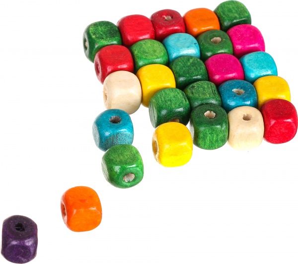 Декоративные изделия разноцветные кубики 