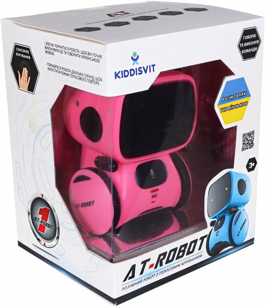 Інтерактивний робот AT-Robot рожевий AT001-04-UKR