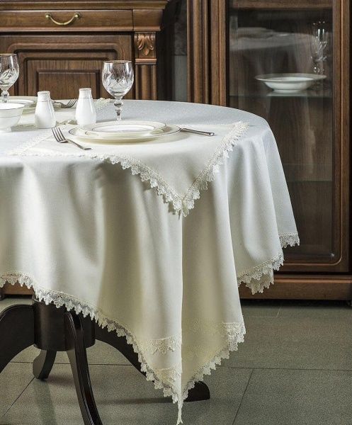 Скатерть Elbrus 260x150 см бежевый 
