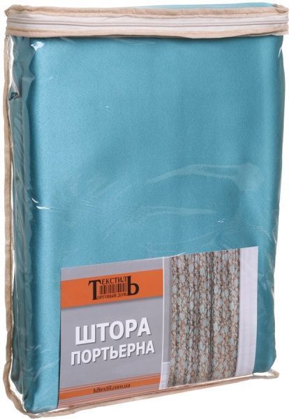 Штора ERT MILAN BLACKOUT-07 200х270 см бирюзовая