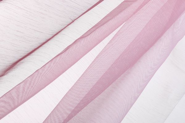 Ткань тюлевая Карнавал сетка 295 см вишневый 