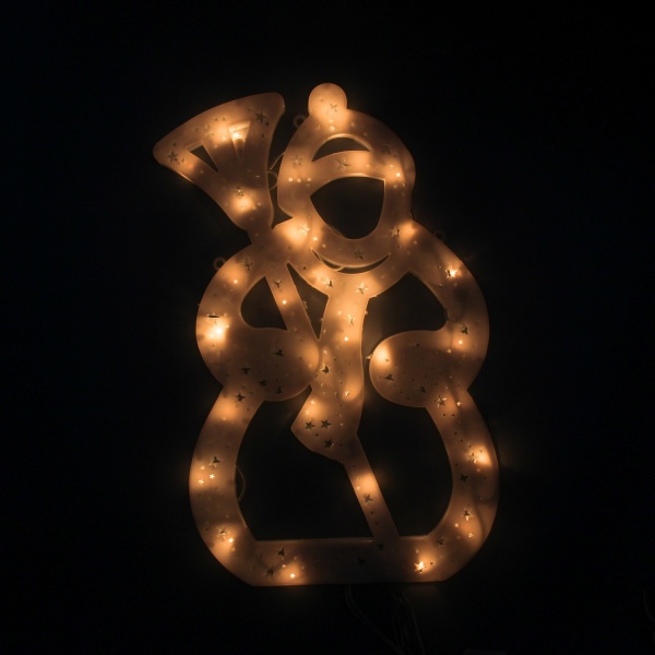 Декорація новорічна Сніговик 35 ламп 41,5 см 