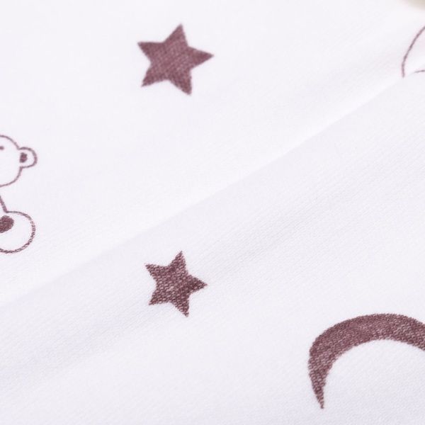 Ползунки Bambinelli Медвежонок р.62 белый с рисунком 