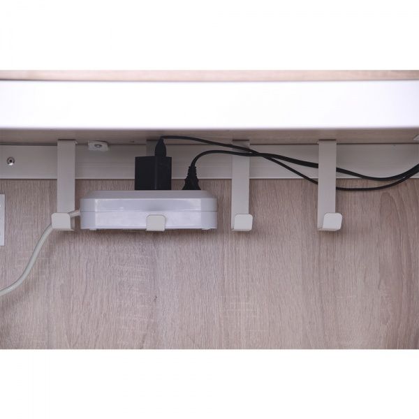 Стол письменный AMF Art Metal Furniture Осло с ящиком и кабель-каналом белый