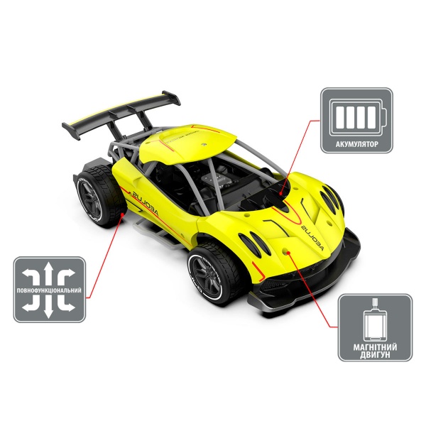 Автомобиль на р/у Sulong Toys SPEED RACING DRIFT AEOLUS yellow 1:16