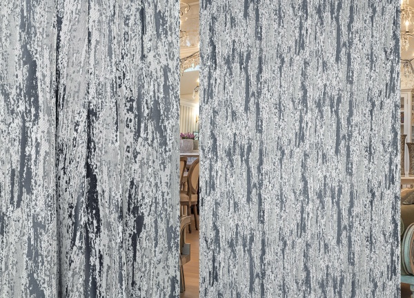 Тюль TC 3DX660-10 200х280 см темно-серая ТД Текстиль