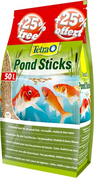 Корм Tetra для всіх видів ставкових риб Pond Sticks 40 л + 10 л