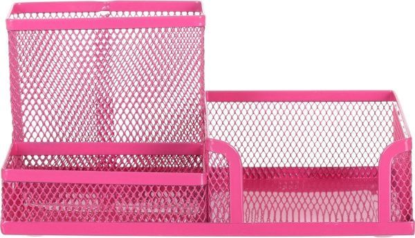 Підставка для ручок 20x10x10см рожева