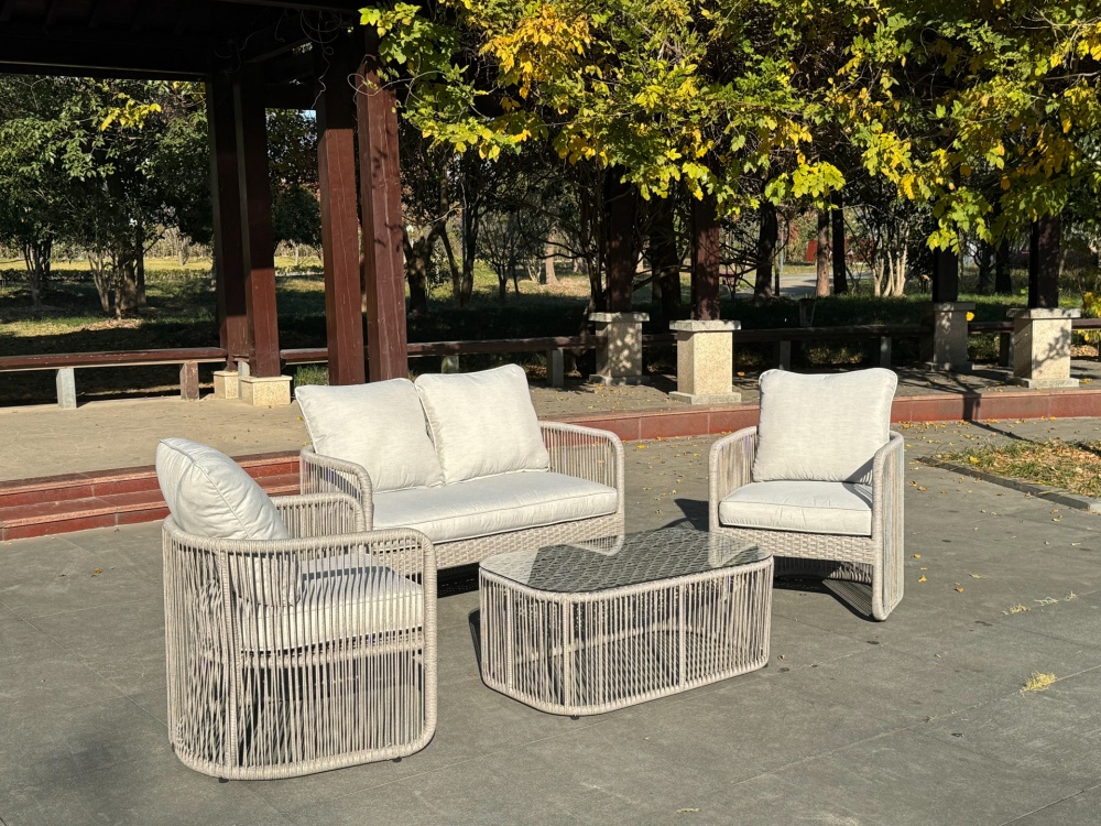 Комплект мебели Bella Vita из искусственного ротанга Мальта светло-бежевый