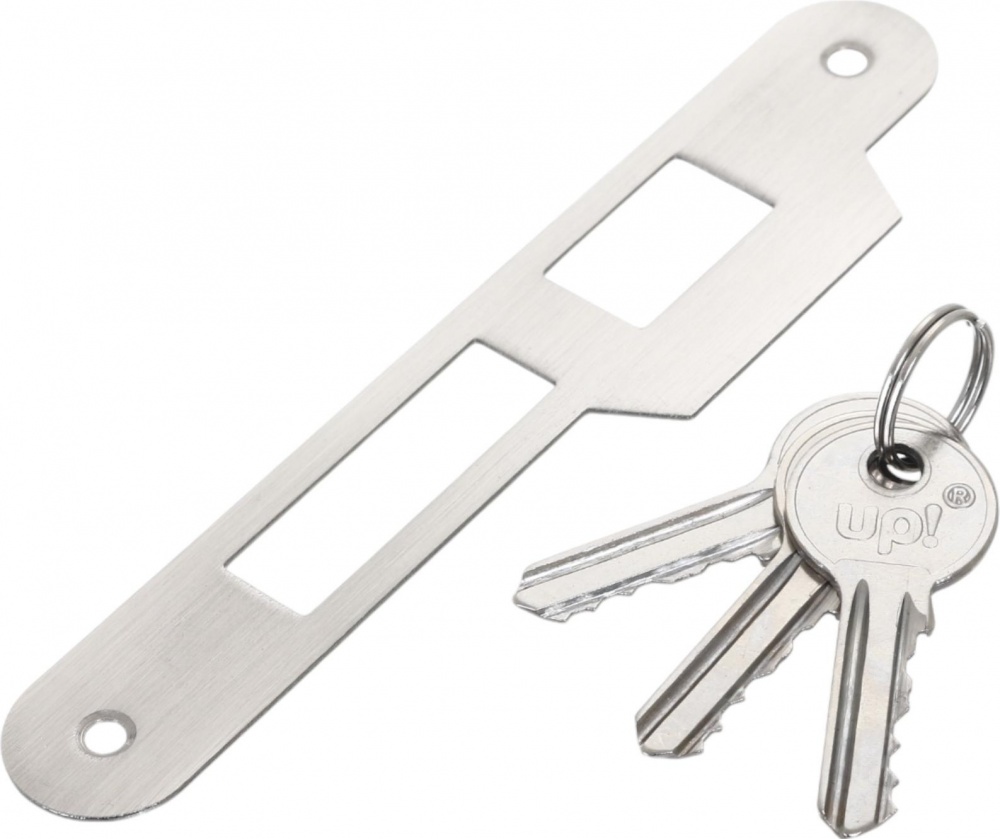 Комплект фурнитуры цилиндровый UP! (Underprice) First PZ SN 62 мм никель без петель