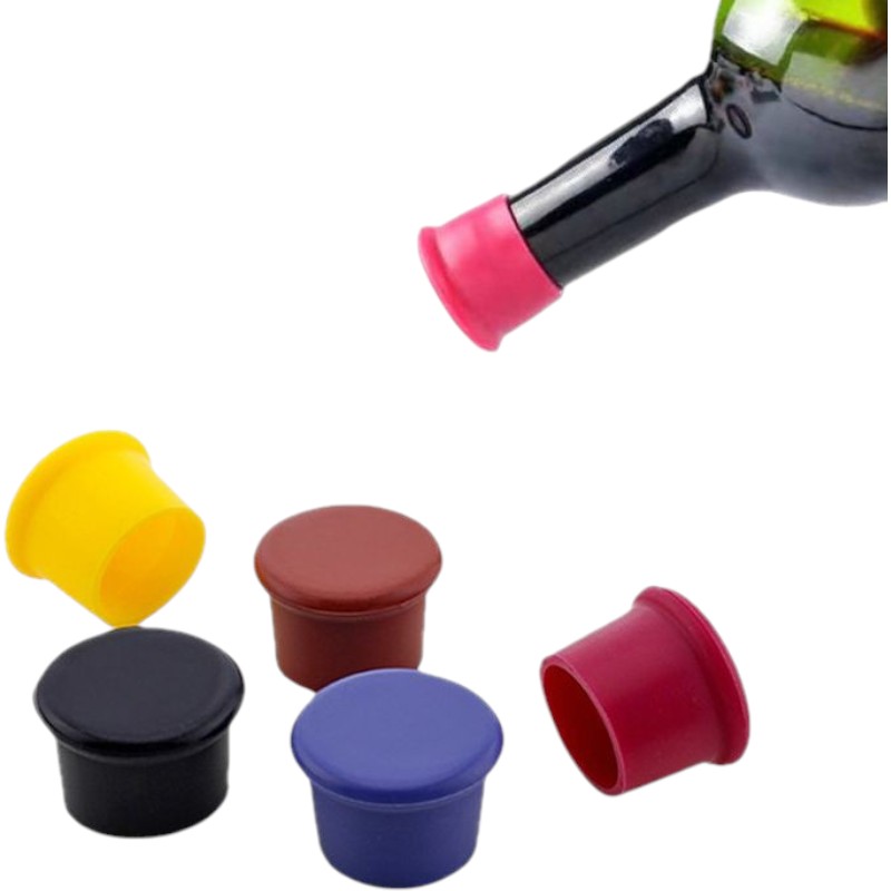 Набор пробок для вина UP! (Underprice) 3,6х2,6х3 см 4 шт. черный