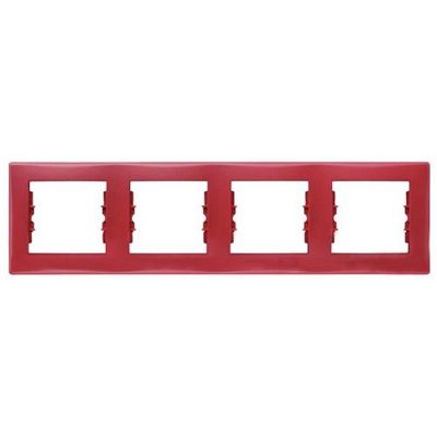 Рамка Sedna SDN5800741 красная