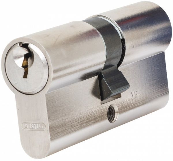 Цилиндр Abus E50 35x35 ключ-ключ 70 мм матовый никель