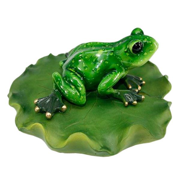 Жаба на листочку 23x21.5x14.5 см