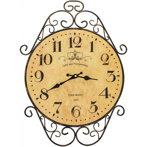 Годинник настінний Cafe de Marguerites