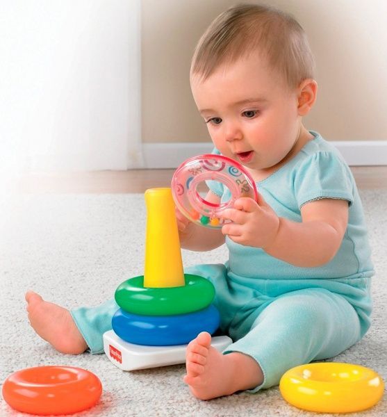 Игрушка-пирамидка Fisher Price Разноцветная FHC92