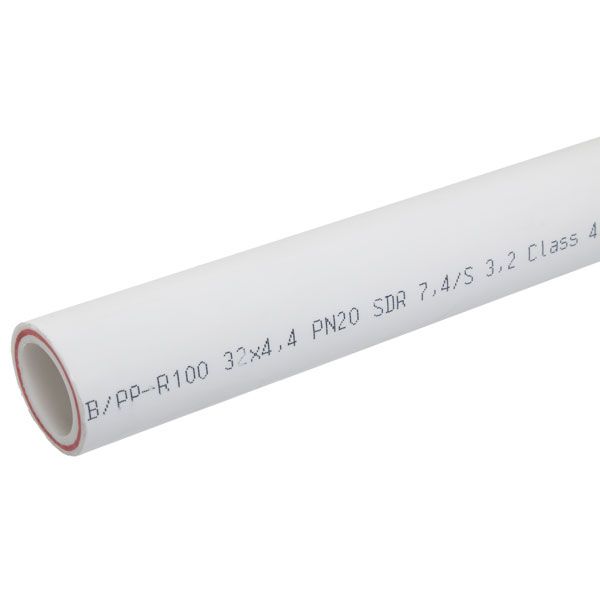 Труба полипропиленовая Valtec армированная стекловолокном 32x4,4