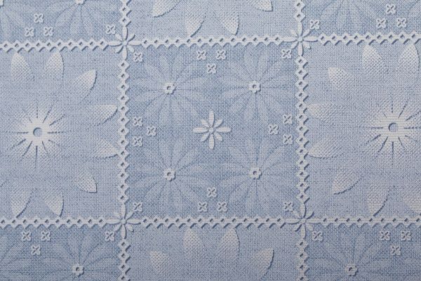 Скатерть Клетка 110x140 см серебристый Dariana 