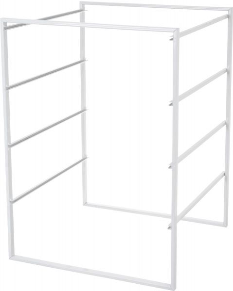 Стелаж з висувними кошиками 500х500х690 мм білий