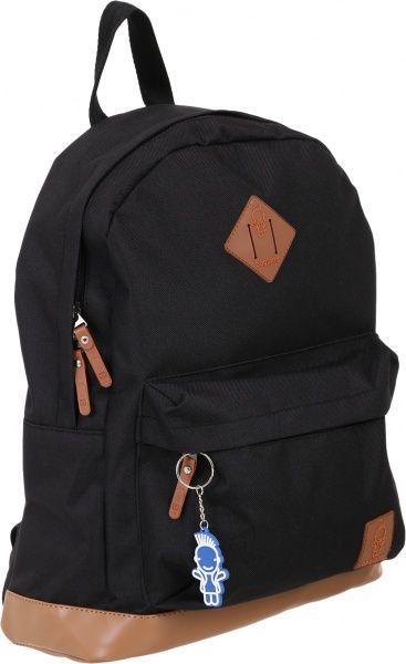 Рюкзак молодежный Bagland черный 29x38x15 см 533663