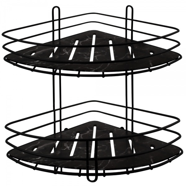 Полиця-сітка Arino 60940 чорний мармур 