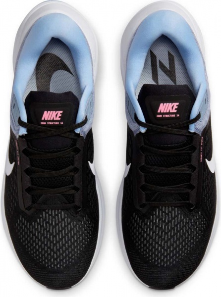 Кроссовки Nike Air Zoom Structure 24 DA8535-008 р.44,5 черный