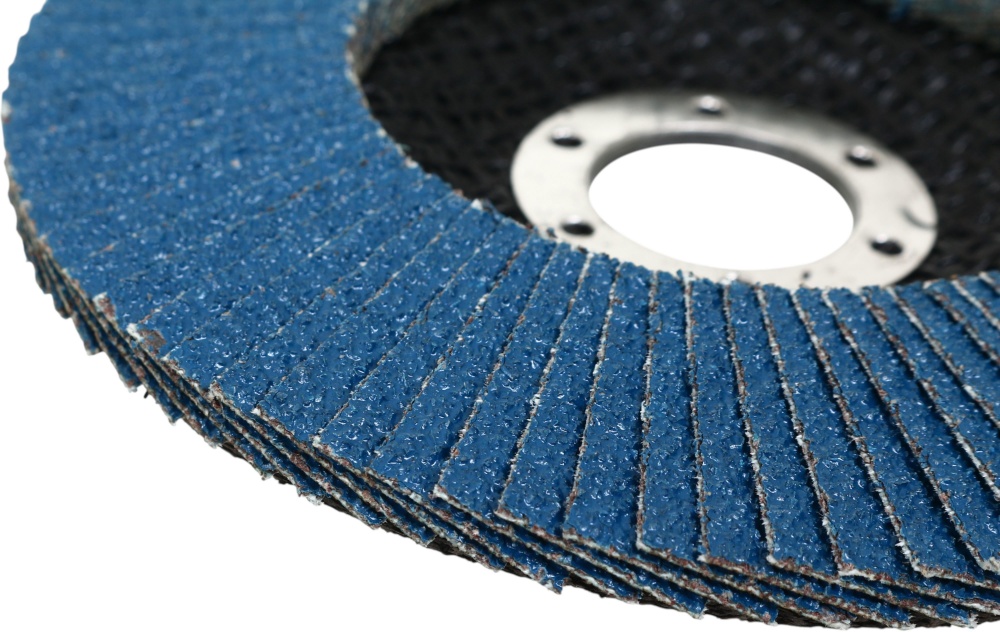 Круг пелюстковий LION торцевий по металу/нержавійці 125х22,23 мм 125 мм P60